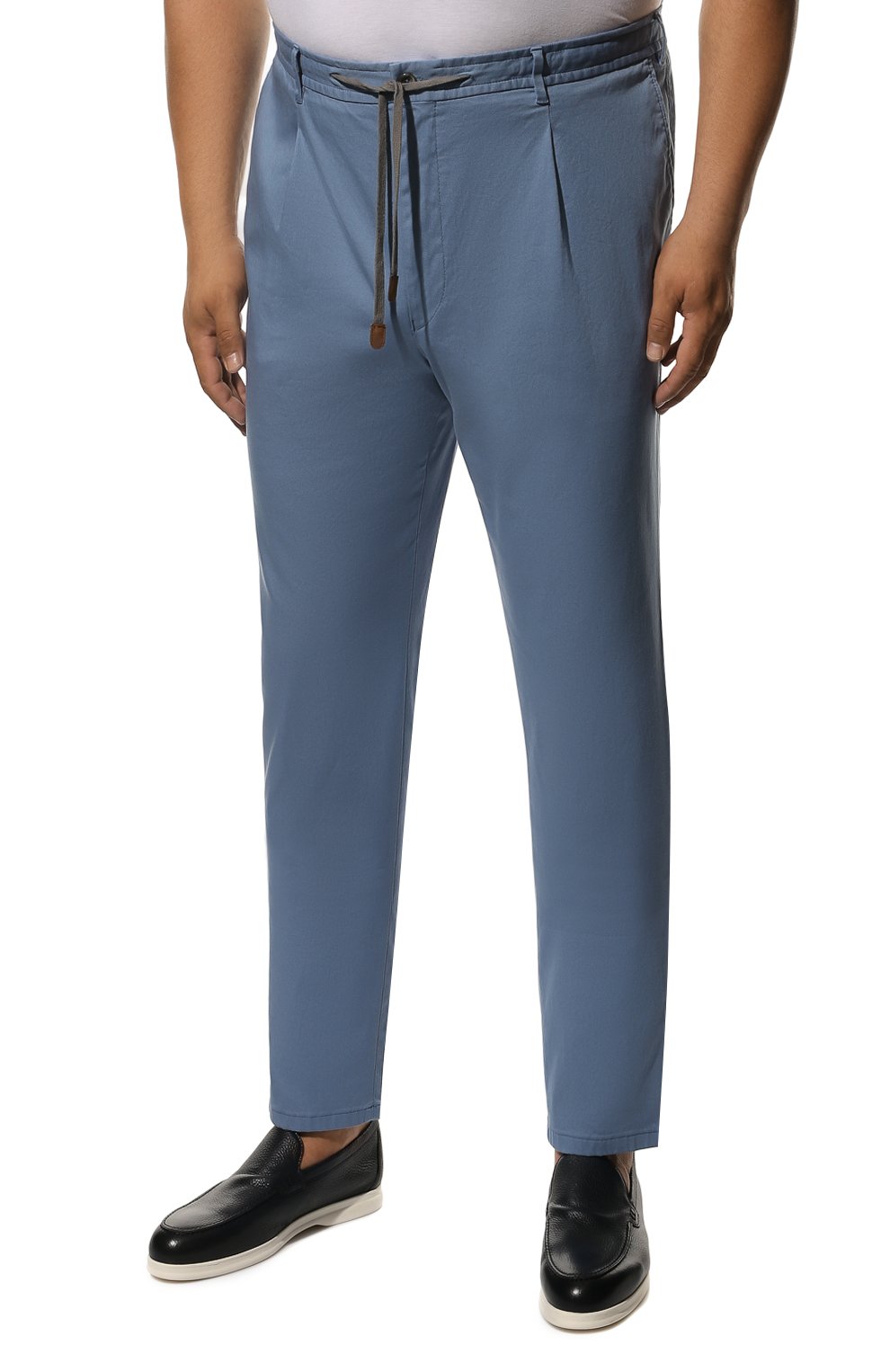 Хлопковые брюки EDUARD DRESSLER, арт. 250138/53W28, фото 3