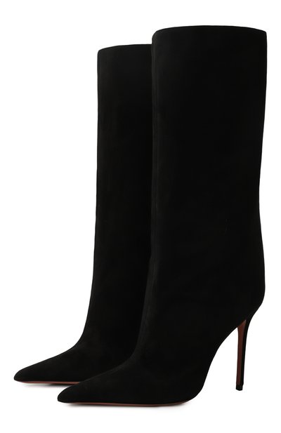 Замшевые сапоги fiona 100 AMINA MUADDI, арт. FI0NA B00T 95/SUEDE, фото 1