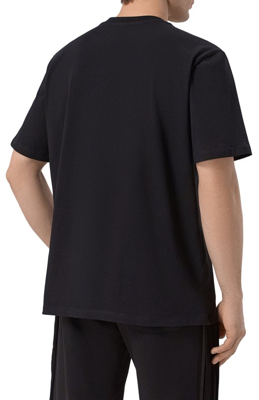 Хлопковая футболка HINNOMINATE HMABM01513 Чёрный  HMABM01513 Фото 4