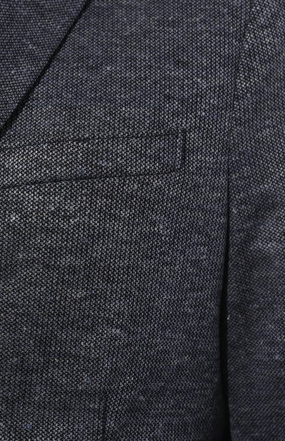 Пиджак изо льна и хлопка HARRIS WHARF LONDON, арт. C8P22PGH, фото 5