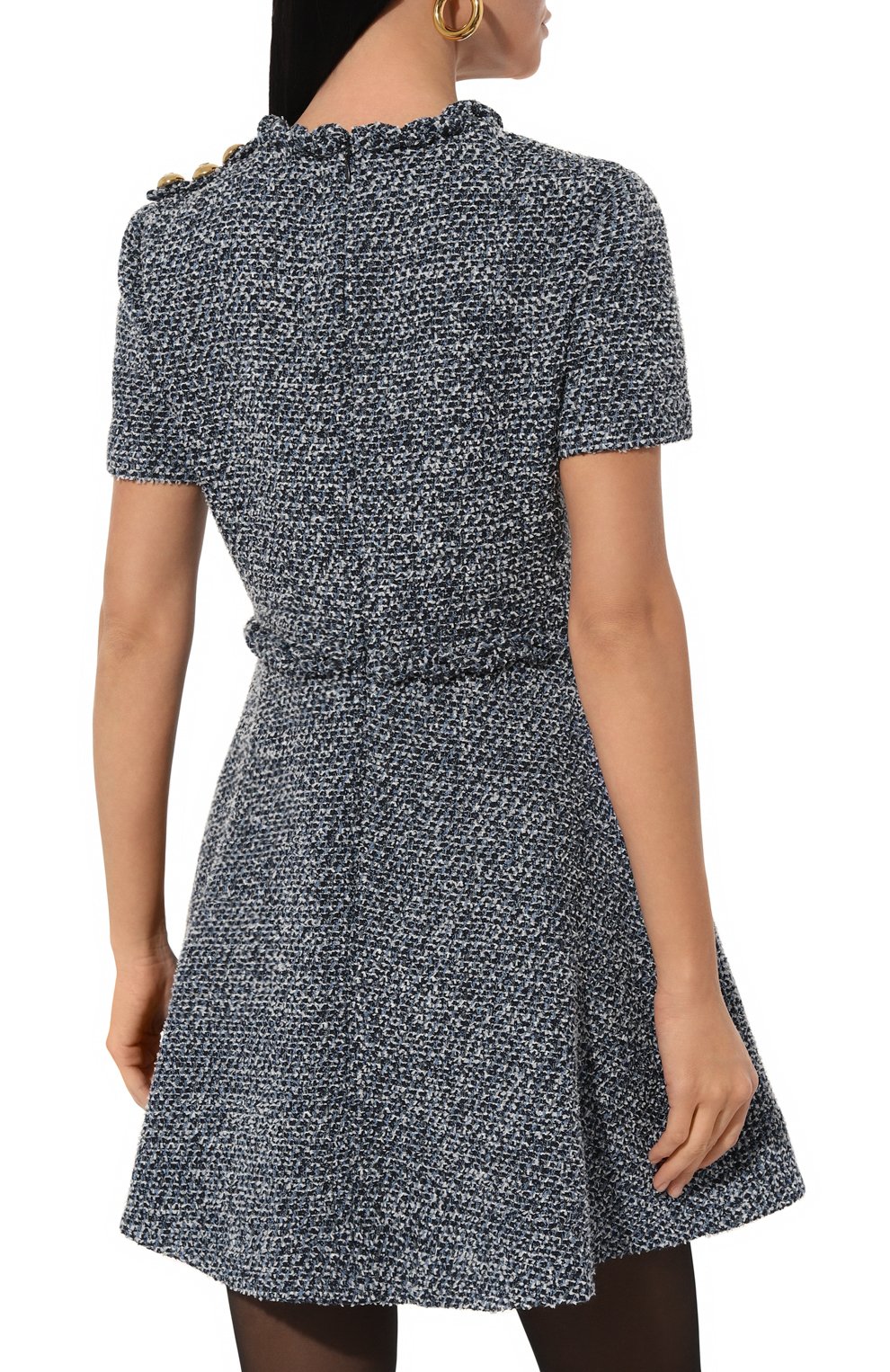 Твидовое платье VALENTINO, арт. 5B3VAAE58SB, фото 4