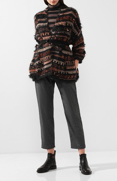 Вязаный кардиган с поясом BRUNELLO CUCINELLI, арт. M8X606106, фото 2