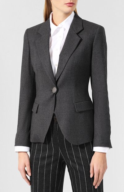 Однотонный жакет из кашемира GIORGIO ARMANI, арт. 8WHGG010/T0029, фото 3