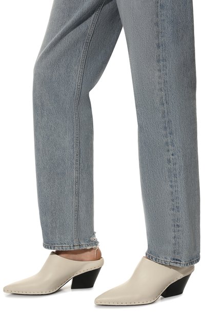 Кожаные сабо JIL SANDER, арт. JS38010A-15010, фото 3