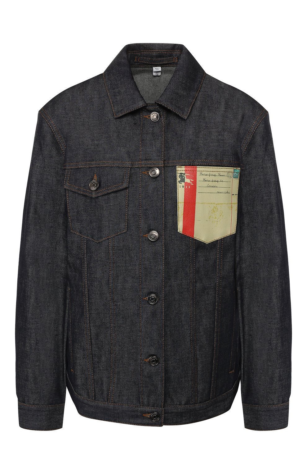 Джинсовая куртка prestwick BURBERRY синего цвета по цене 141000 руб., арт. 8010785, фото 1 Джинсовая куртка prestwick BURBERRY, арт. 8010785, фото 1
