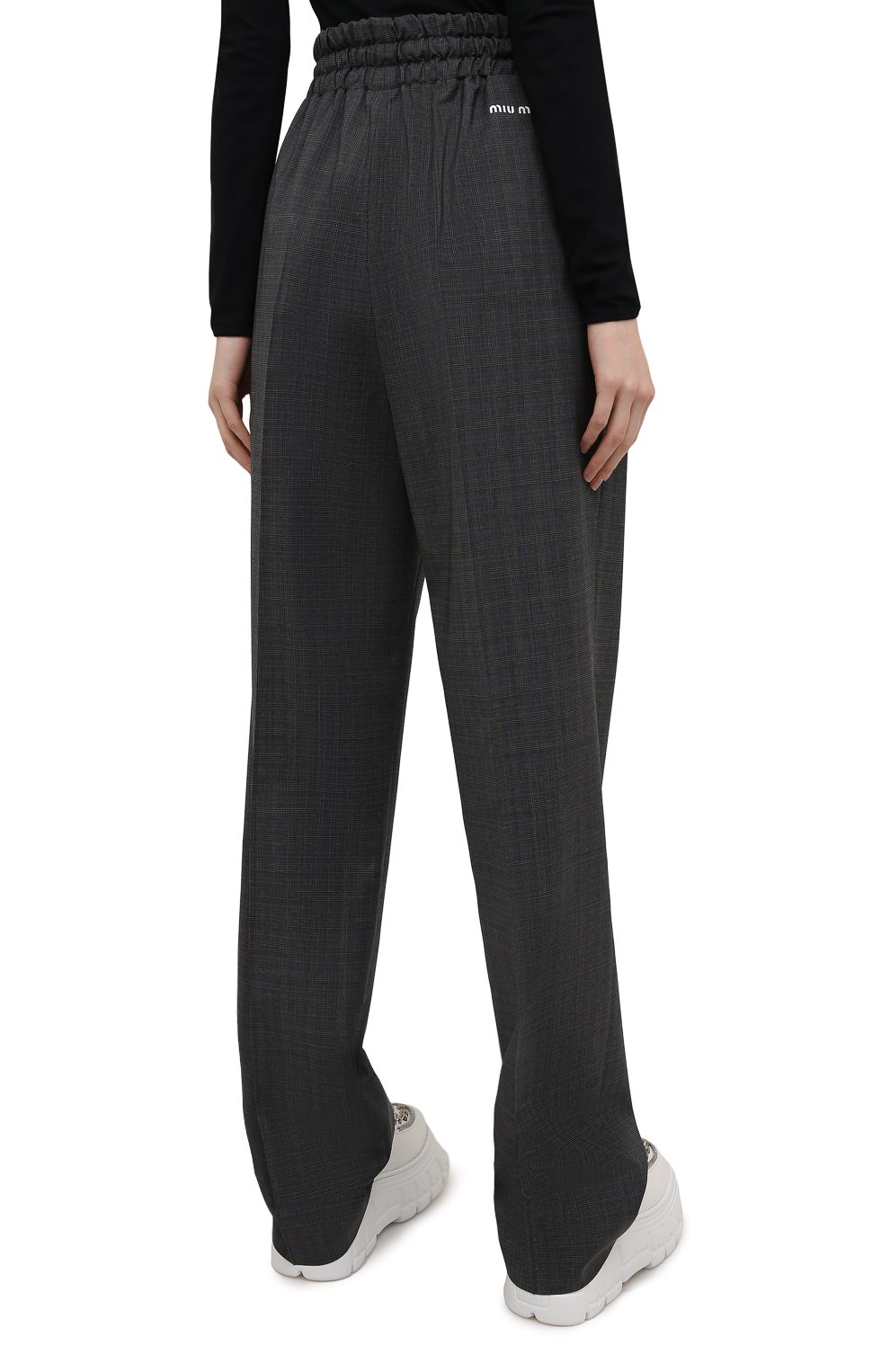 Шерстяные брюки MIU MIU, арт. MP1514-1Z3R-F0308, фото 4