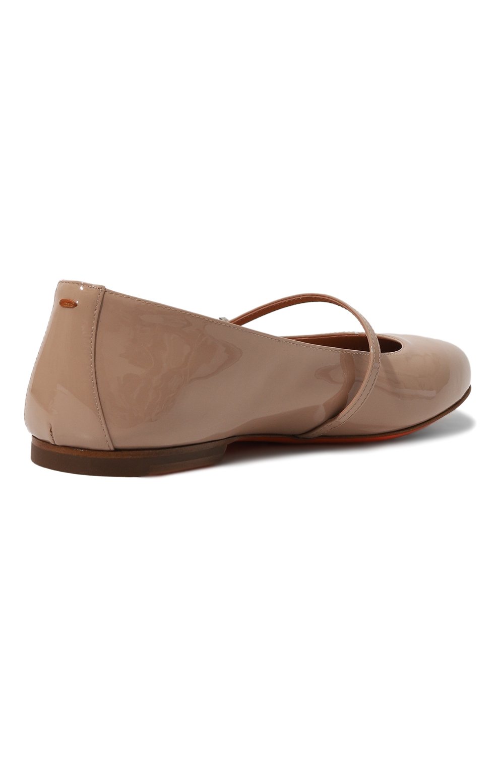 Кожаные балетки SANTONI бежевого цвета по цене 89950 руб., арт. WAAG71319KI1NVHD, фото 5 Кожаные балетки SANTONI, арт. WAAG71319KI1NVHD, фото 5