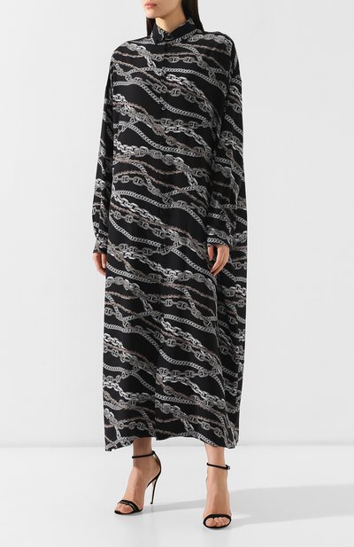 Шелковое платье BALENCIAGA, арт. 571275/TEL68, фото 3