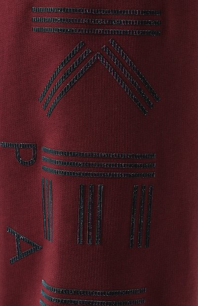 Хлопковые джоггеры KENZO бордового цвета по цене 37750 руб., арт. F962PA722953, фото 5 Хлопковые джоггеры KENZO, арт. F962PA722953, фото 5