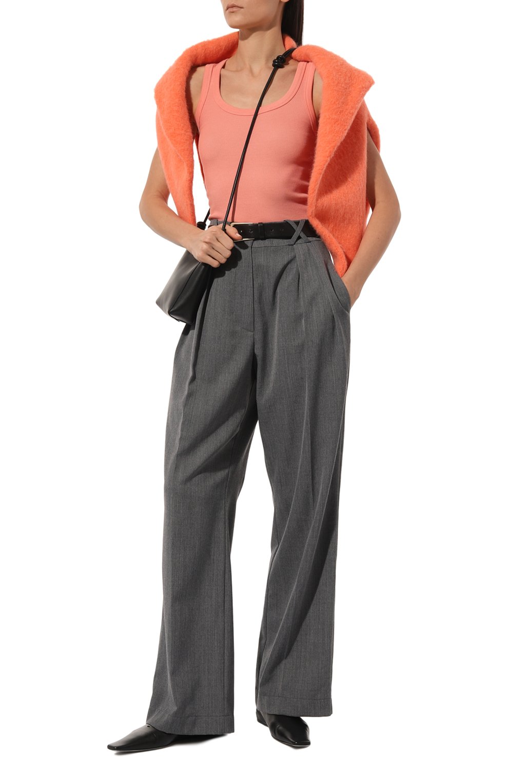 Хлопковая майка BOSS розового цвета по цене 5995 руб., арт. 50504245, фото 2 Хлопковая майка BOSS, арт. 50504245, фото 2