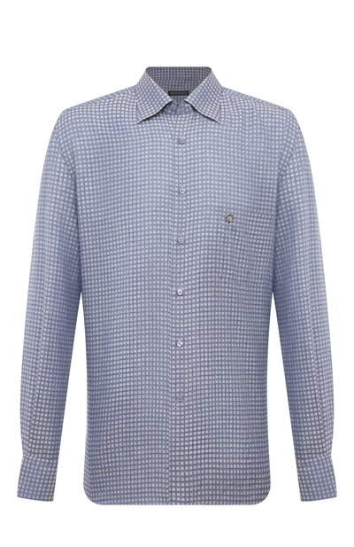 Мужская рубашка из хлопка и льна STEFANO RICCI, арт. MC007077/R2770