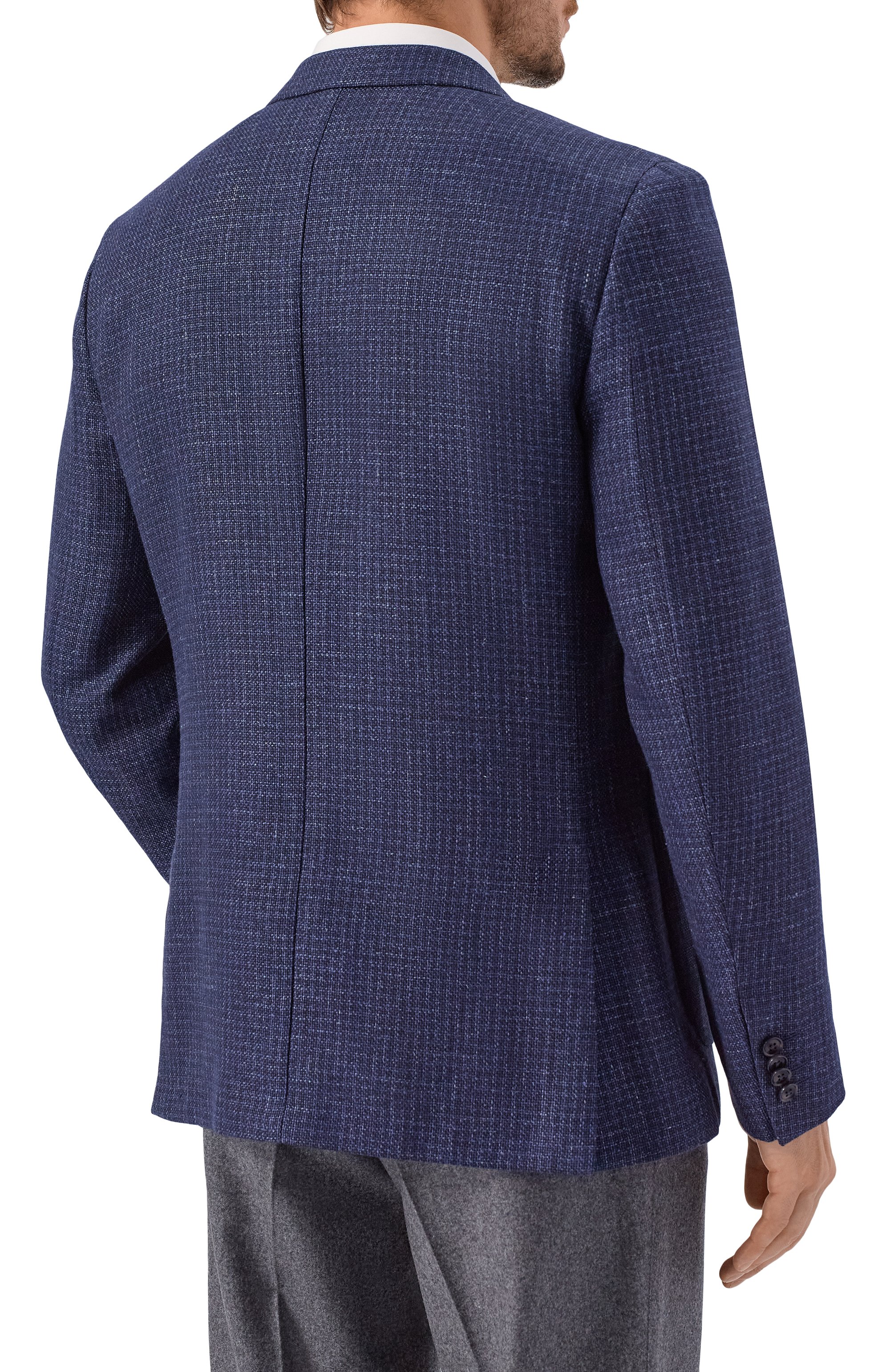 Пиджак из шерсти и льна ZEGNA, арт. 1D7SG0/R950723A9, фото 5