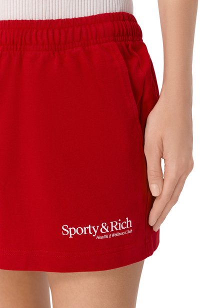 Хлопковые шорты SPORTY AND RICH,  арт. SH037710087RE15, фото 5