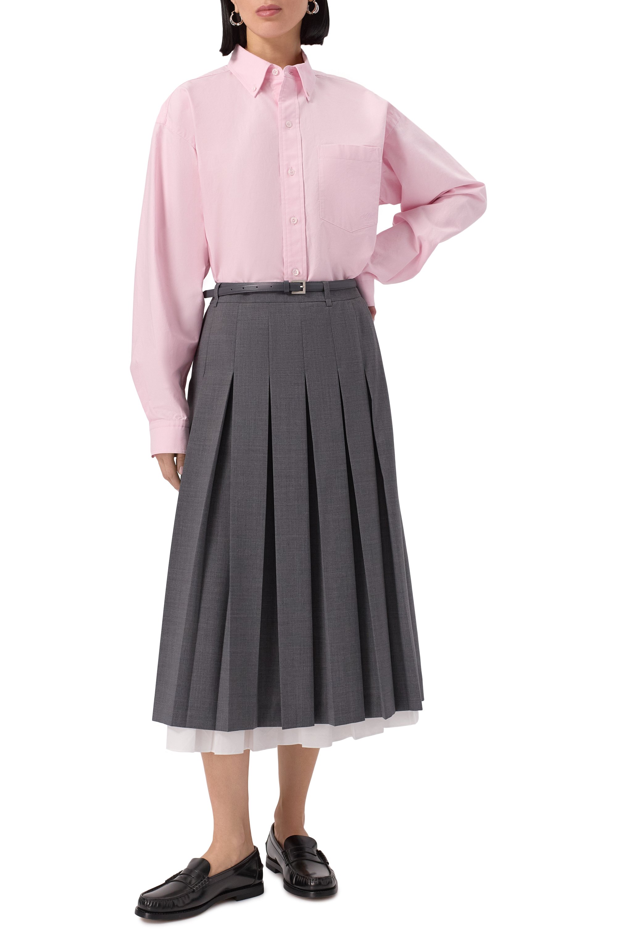 Хлопковая рубашка ALEXANDERWANG.T, арт. 4WC2251013, фото 2