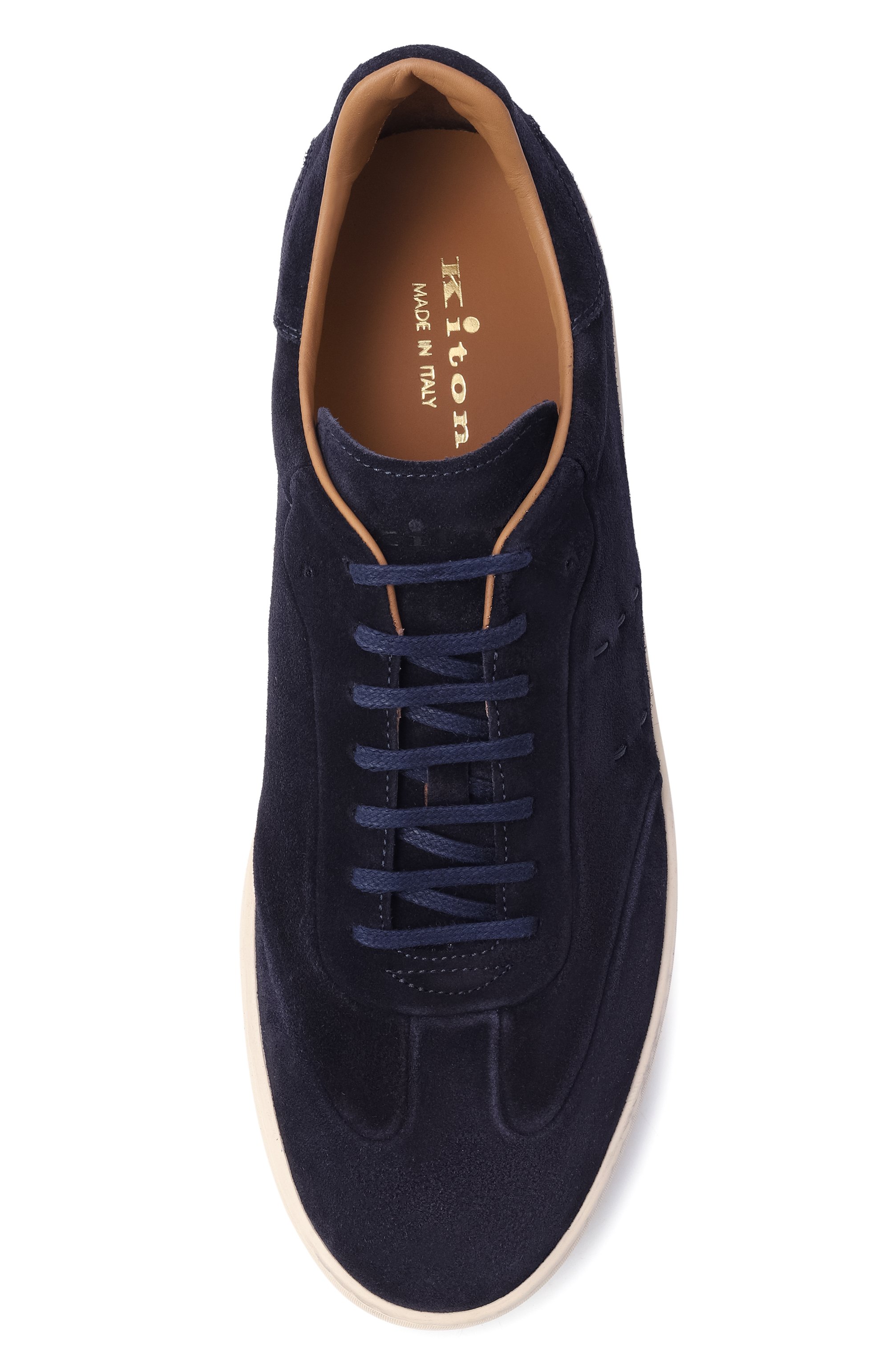 Замшевые кеды KITON, арт. USSA415N01279, фото 5