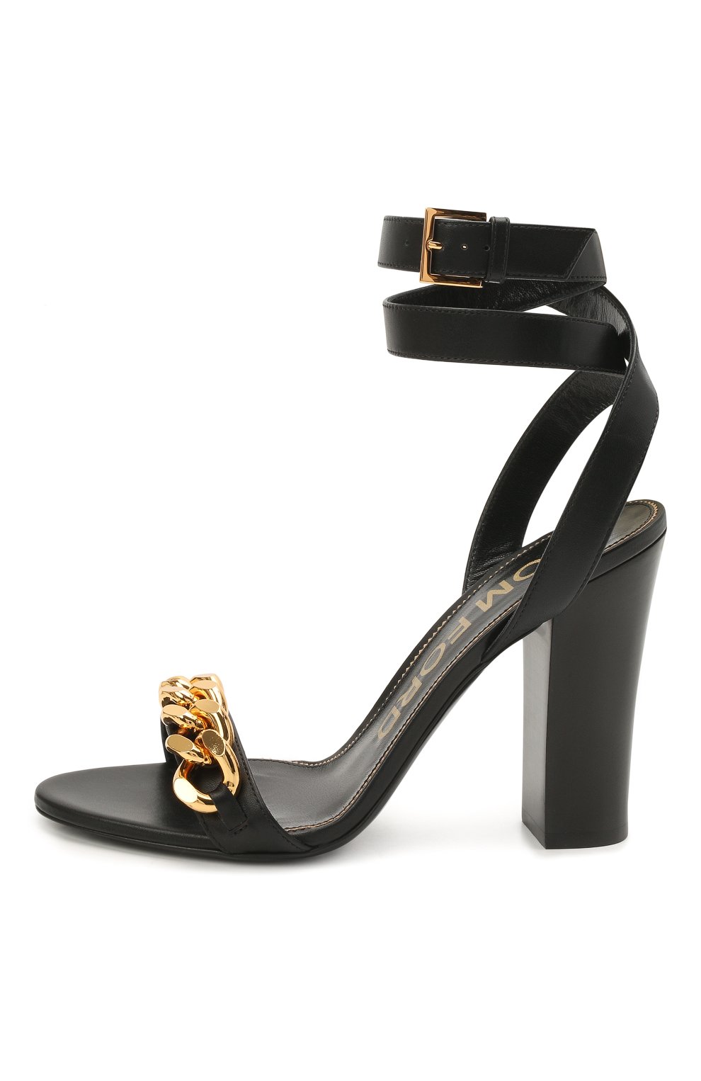 Комбинированные босоножки chain TOM FORD, арт. W2910T-LCL153, фото 3