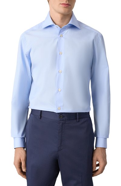 Хлопковая сорочка KITON, арт. UCCH0910107, фото 3