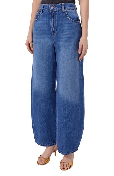 Джинсы bonnie curvilinear 7 FOR ALL MANKIND синего цвета по цене 29150 руб., арт. 7UF70E52-3NW, фото 3 Джинсы bonnie curvilinear 7 FOR ALL MANKIND, арт. 7UF70E52-3NW, фото 3