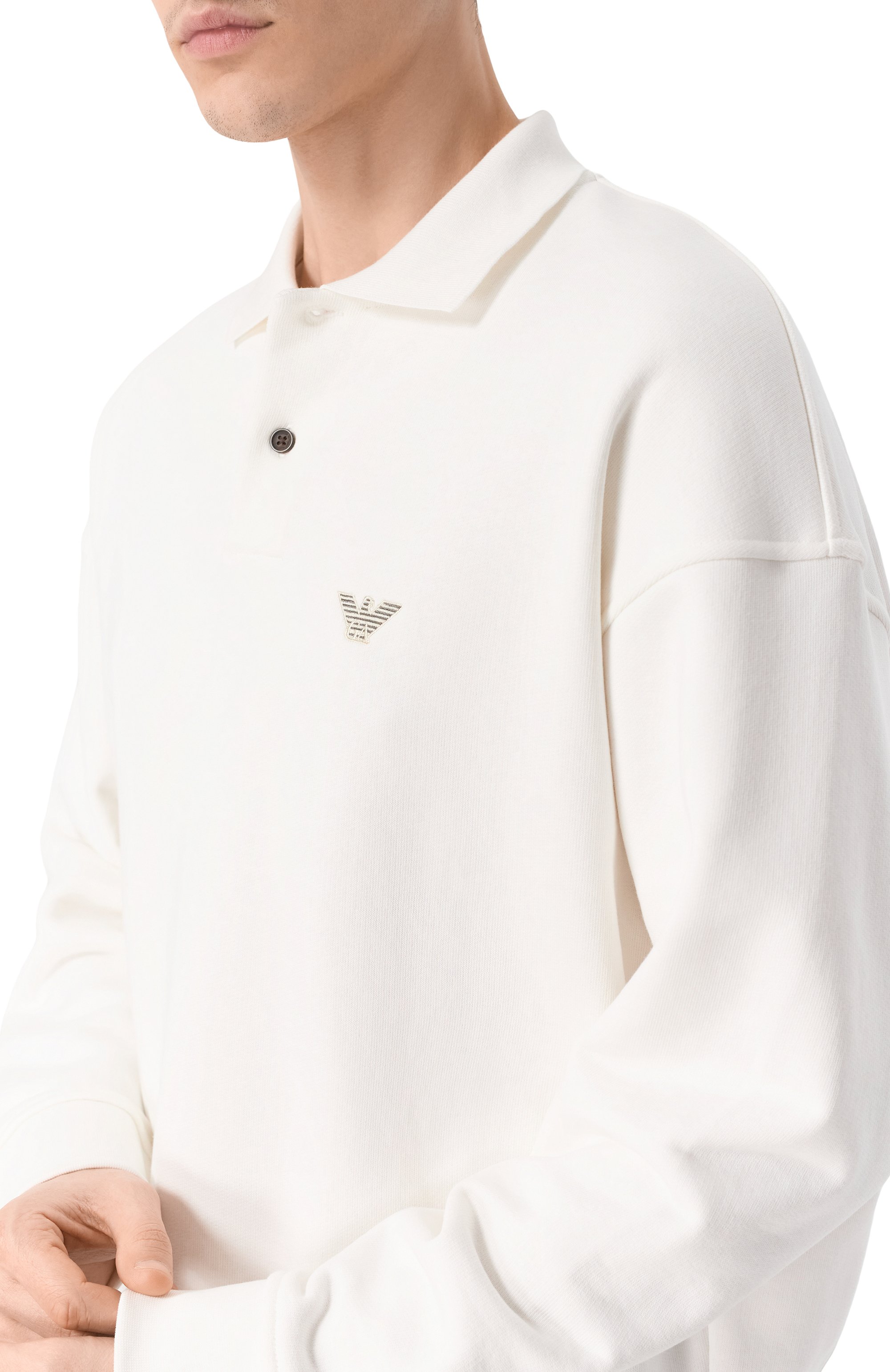 Хлопковое поло EMPORIO ARMANI, арт. EM005208/AF13713, фото 5