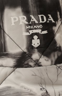 Мужская утепленная панама PRADA серого цвета, арт. 2HC252-2DYE-F0424 | Фото 4 (Материал сплава: Проставлено; Нос: Не проставлено)