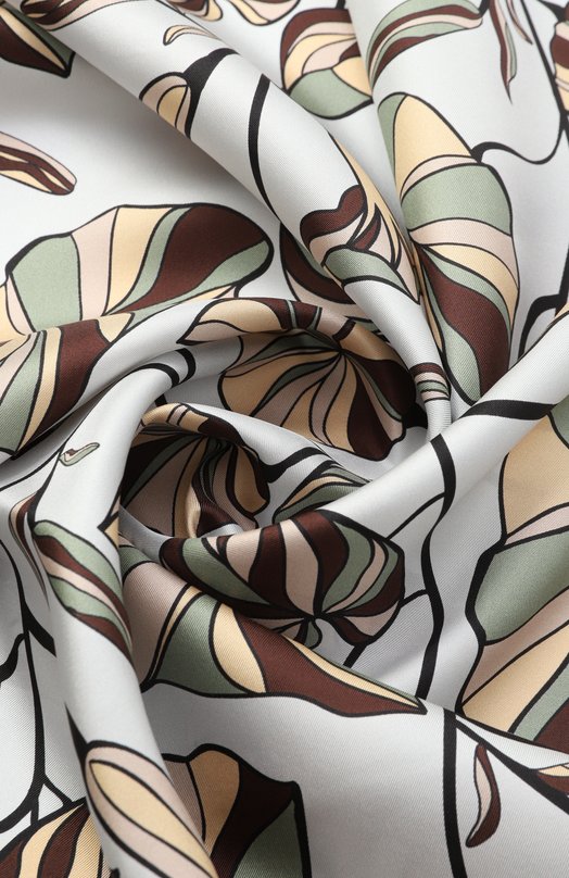 Шелковый платок Coccinelle E7 TNZ 38 01 01 Зелёный  E7 TNZ 38 01 01 Фото 3