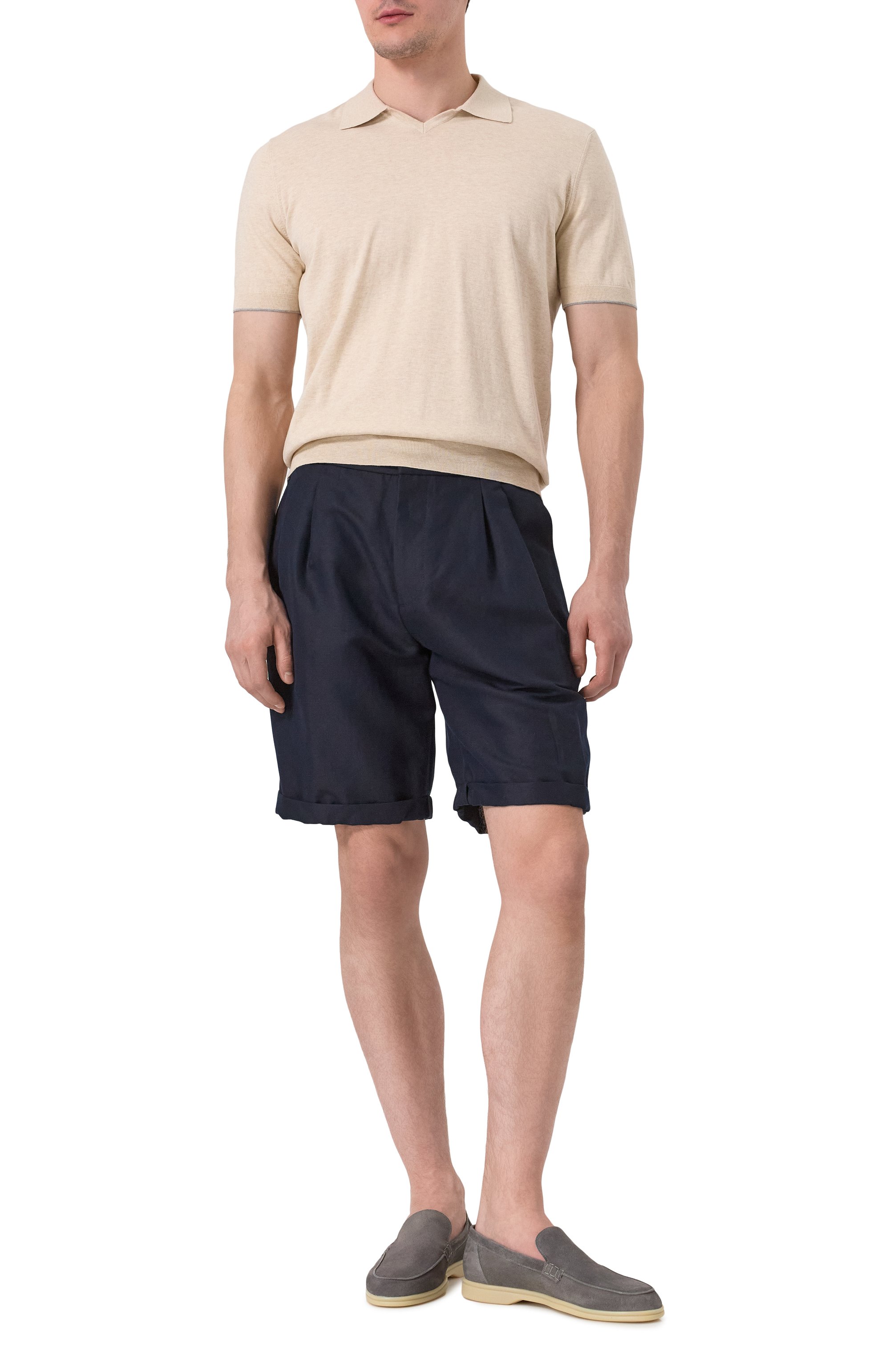 Замшевые лоферы MILLE 885, арт. GLASG0W/PEACH, фото 2