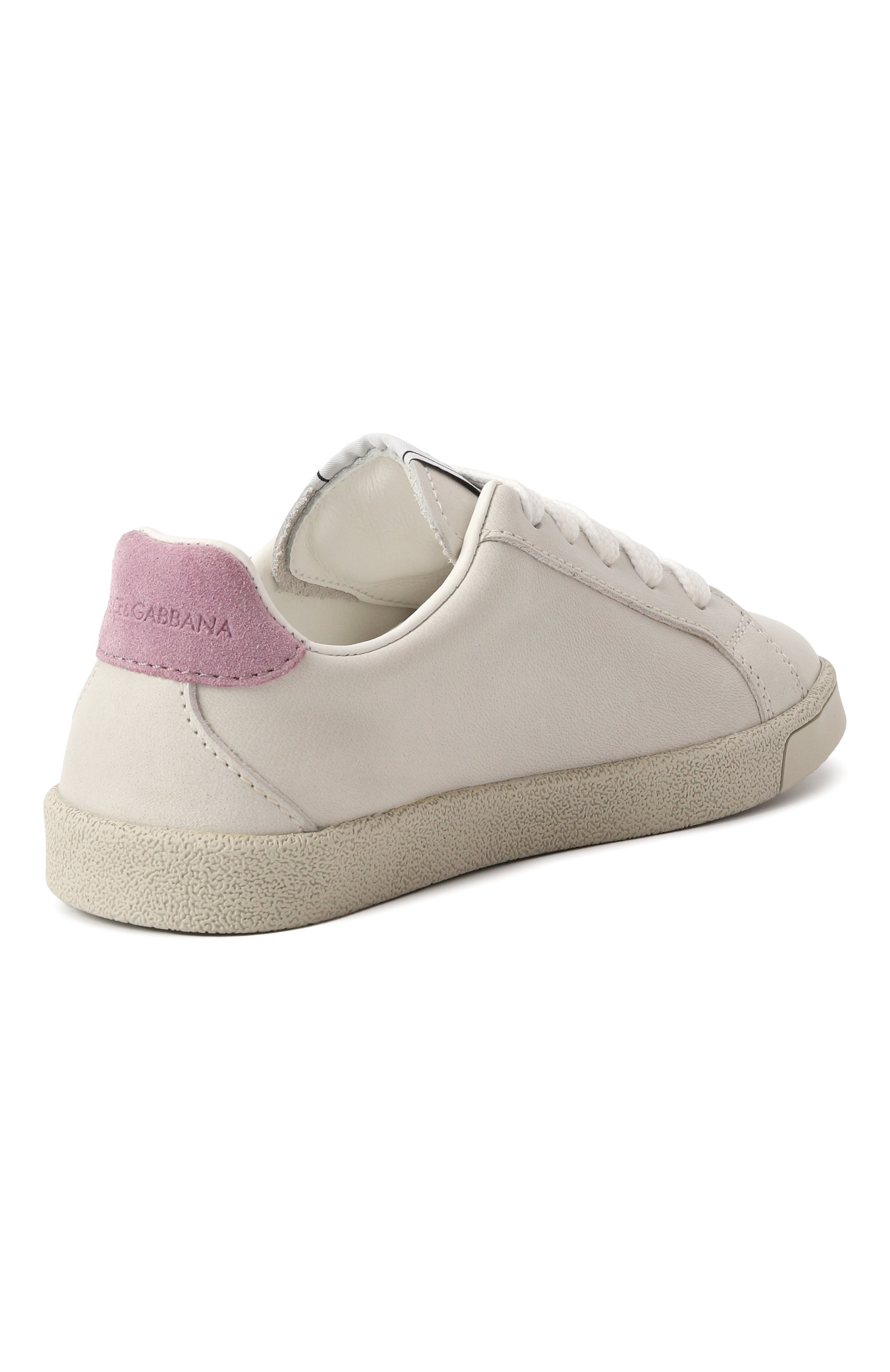 Кожаные кеды DOLCE & GABBANA, арт. D11324/AW775/24-28, фото 3