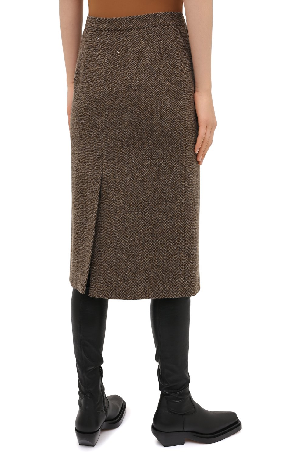 Шерстяная юбка MAISON MARGIELA, арт. S51MA0422/S53184, фото 4