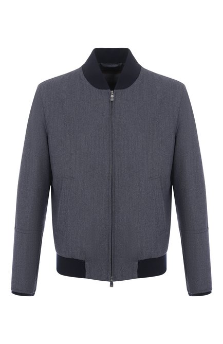 Мужской бомбер из шерсти и хлопка CORNELIANI, арт. 26L512-2618331
