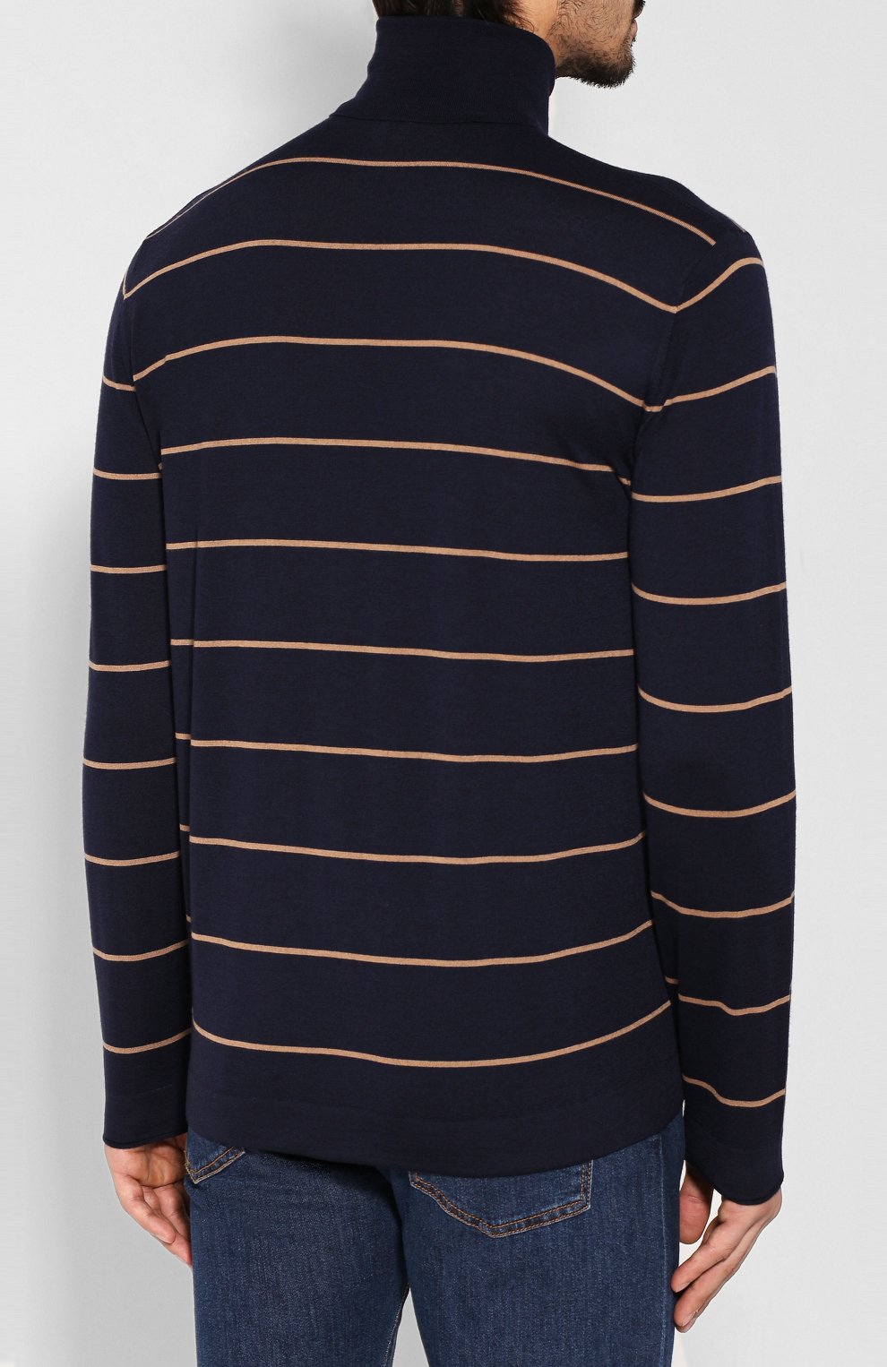 Водолазка из смеси шерсти и кашемира BRUNELLO CUCINELLI, арт. M24801503, фото 4