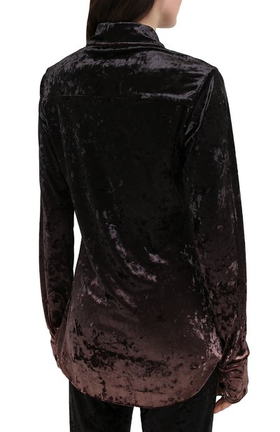 Рубашка ACNE STUDIOS коричневого цвета по цене 45350 руб., арт. AC0287, фото 4 Рубашка ACNE STUDIOS, арт. AC0287, фото 4