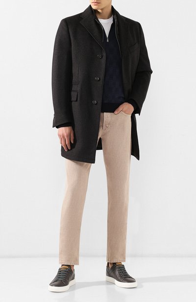 Шерстяное пальто CORNELIANI, арт. 841584-9813179/00, фото 2