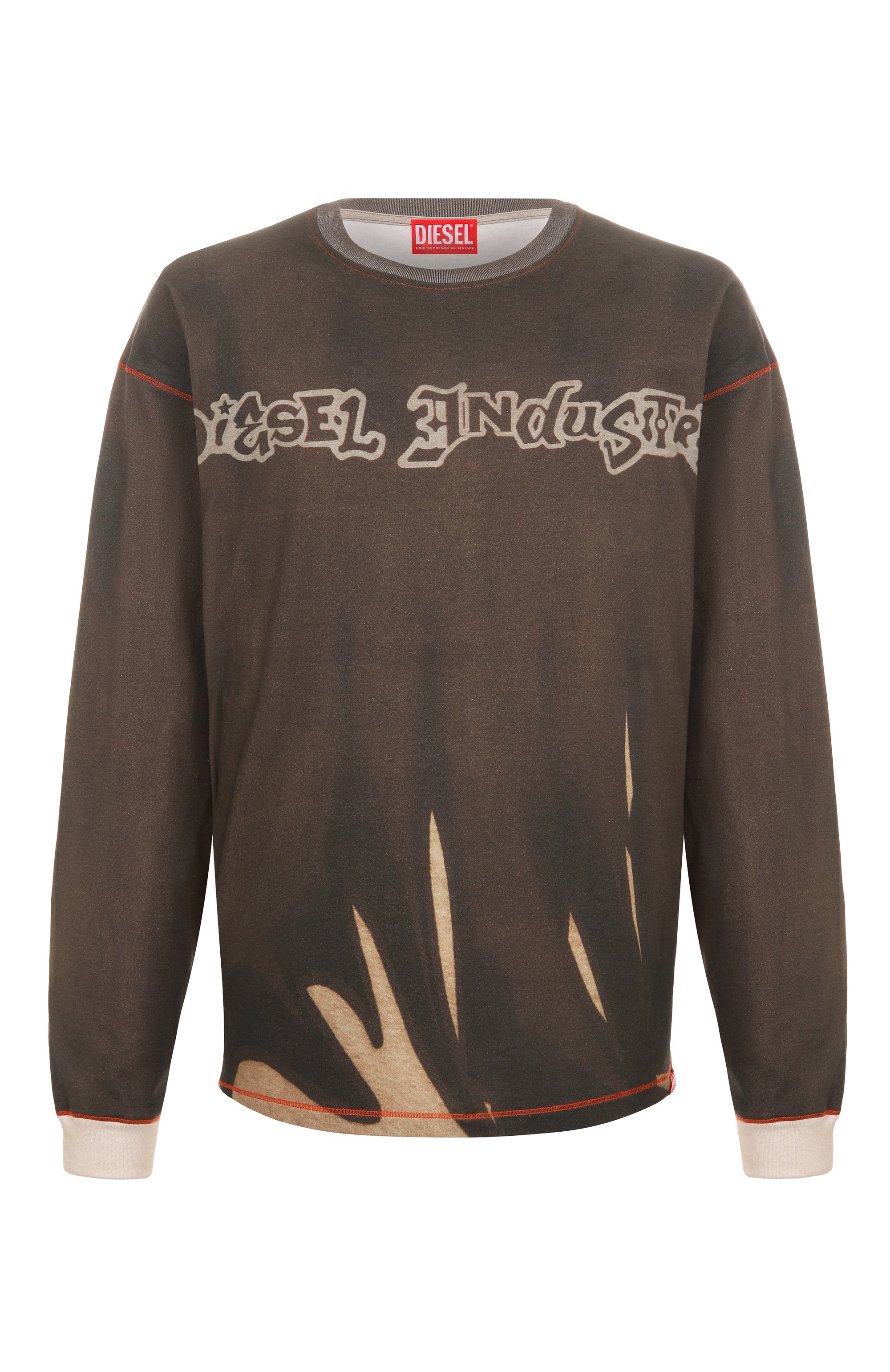Хлопковый лонгслив DIESEL, арт. A21621/0BKBY, фото 1