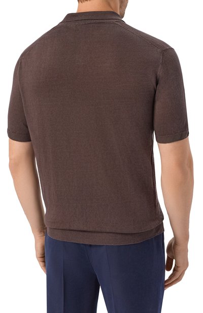 Льняное поло CORNELIANI, арт. 27M570/2725135, фото 4