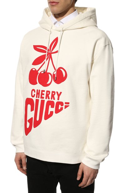 Хлопковое худи GUCCI, арт. 681220/XJD1C, фото 3