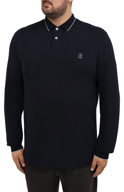 Хлопковое поло BRUNELLO CUCINELLI, арт. M0T739769W, фото 3