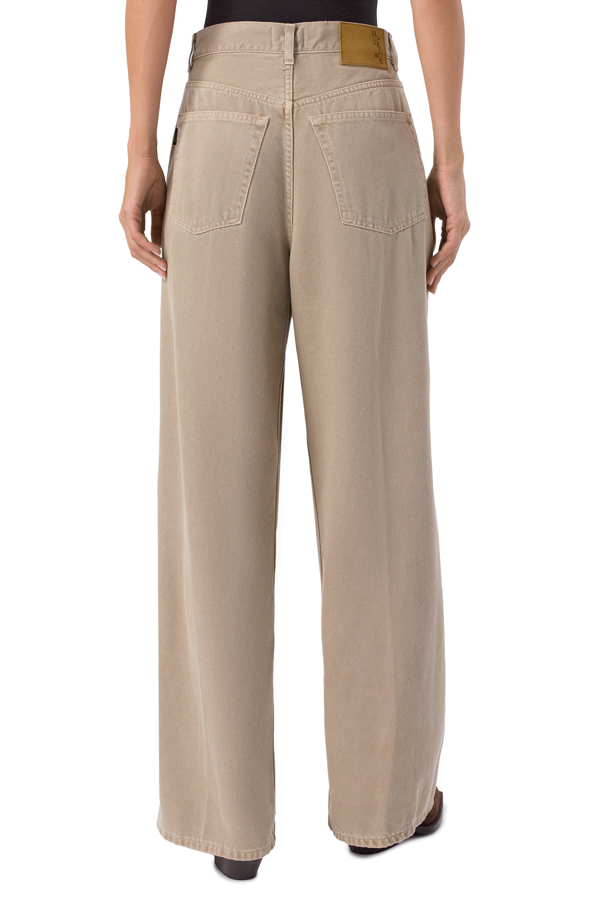 Джинсы HAIKURE бежевого цвета по цене 37400 руб., арт. HEW03340GF139PT, фото 4 Джинсы HAIKURE, арт. HEW03340GF139PT, фото 4