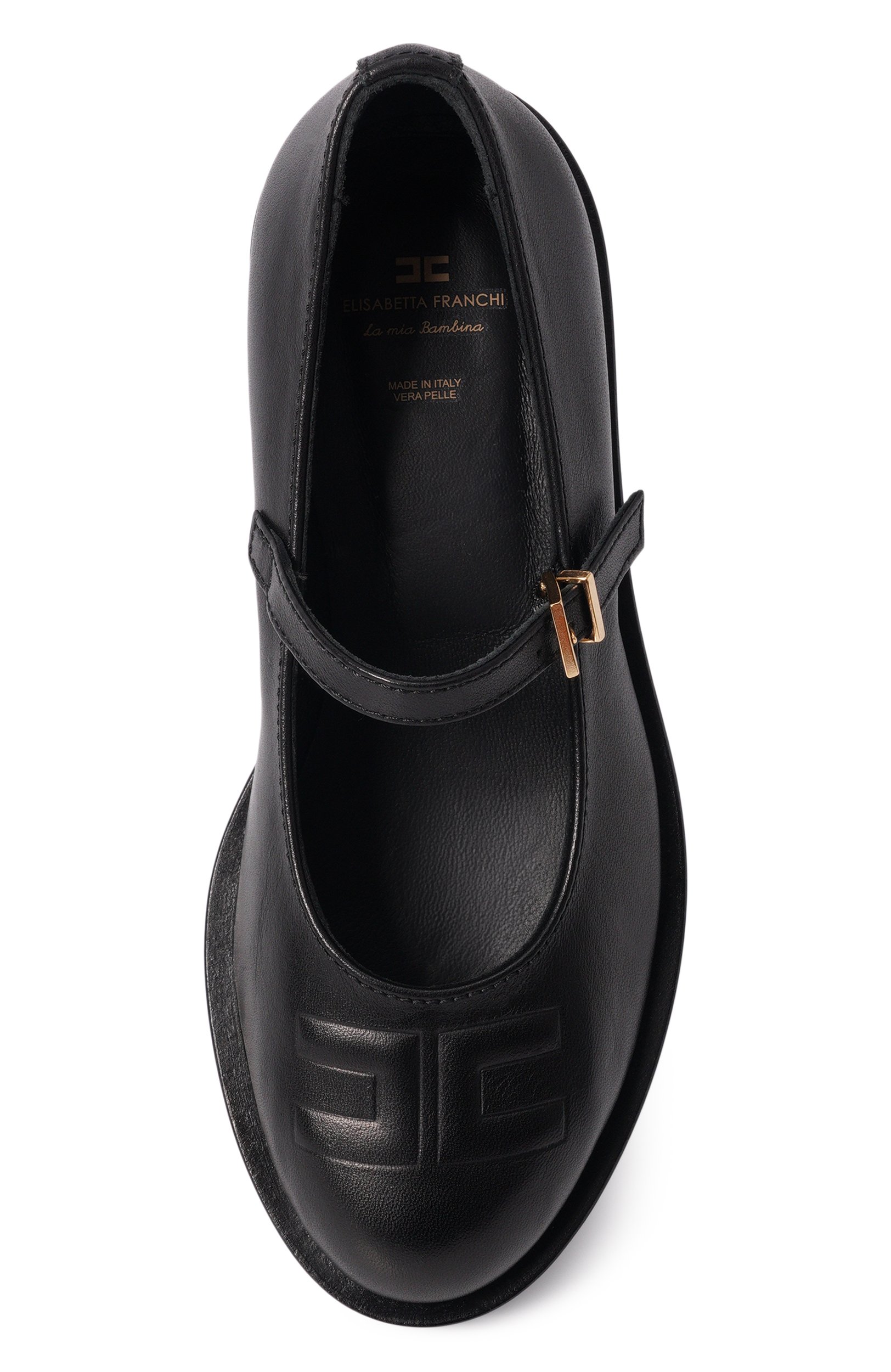 Кожаные туфли ELISABETTA FRANCHI LA MIA BAMBINA, арт. F4A3-E0632-1251999-_001, фото 4
