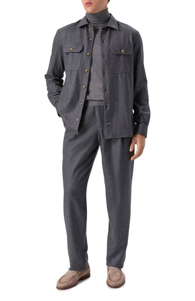 Замшевые лоферы malibu SANTONI, арт. MGAG18829TGRSEAA, фото 2