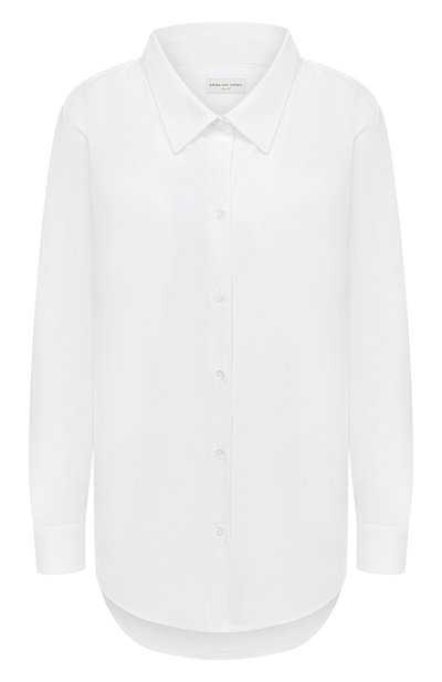 Женская хлопковая рубашка DRIES VAN NOTEN, арт. 211-10719-2228