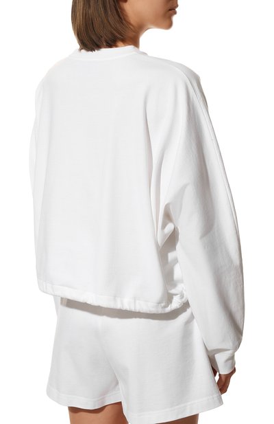 Свитшот PRADA белого цвета по цене 93000 руб., арт. 134632-1YYA-F0N40-212, фото 4 Свитшот PRADA, арт. 134632-1YYA-F0N40-212, фото 4