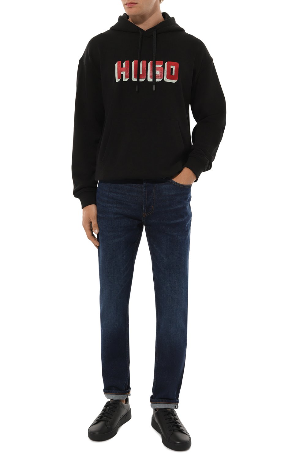 Джинсы hugo 634 HUGO темно-синего цвета по цене 14950 руб., арт. 50517544, фото 2 Джинсы hugo 634 HUGO, арт. 50517544, фото 2