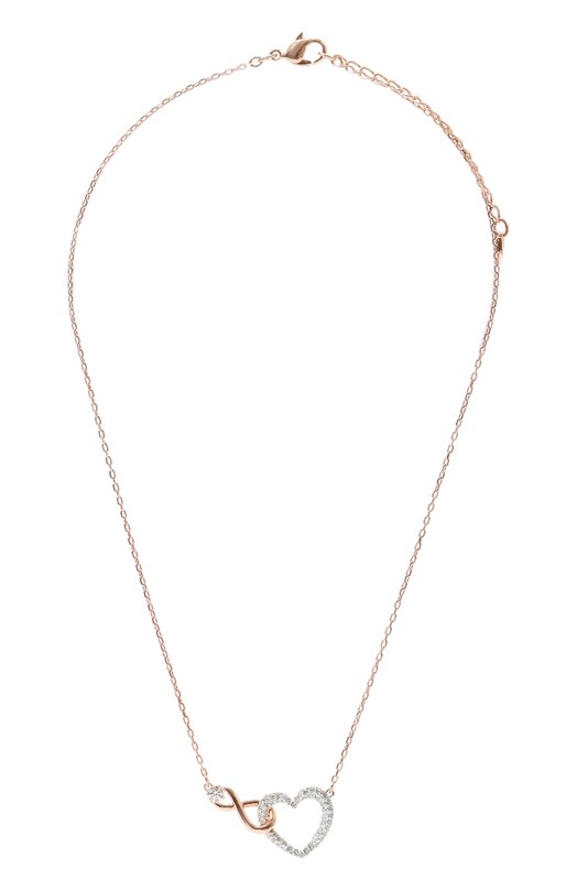 Кулон на цепочке Infinity Swarovski 5518865 Розовый 5518865