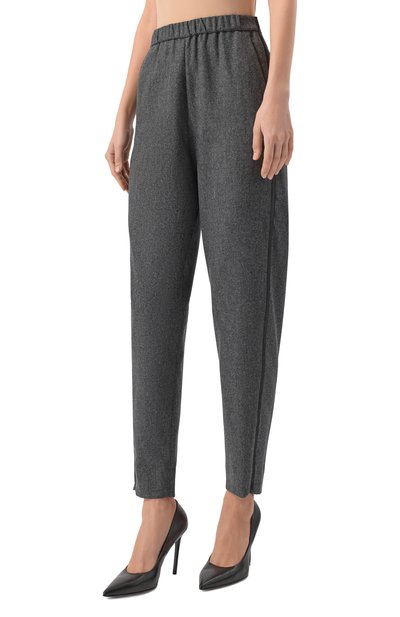 Брюки из шерсти и кашемира EMPORIO ARMANI, арт. EW002238/TE10537, фото 3