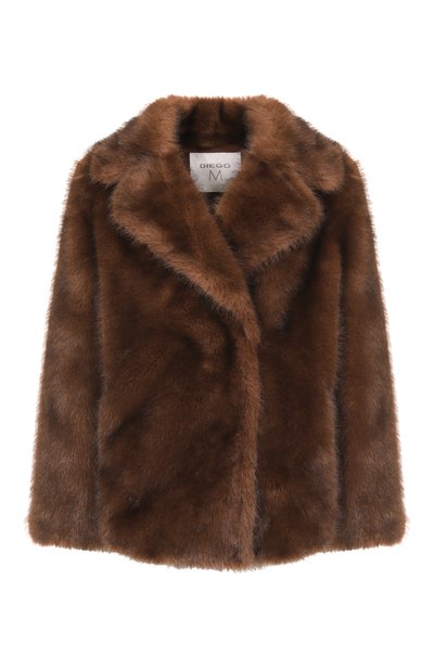 Женская шуба из экомеха DIEGO M, арт. 25IM-B250/25IT-248