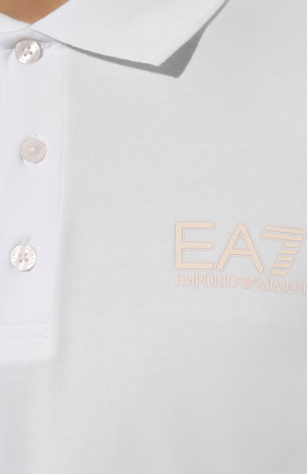 Хлопковое поло EA7, арт. 6DPF16/PJVQZ/XL, фото 5