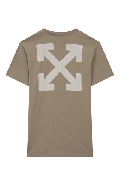 Хлопковая футболка OFF-WHITE, арт. 0BAA002S25JER003/12+, фото 2