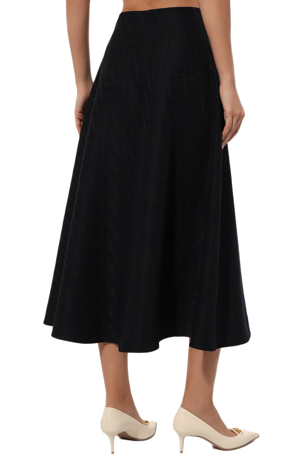 Юбка из шерсти и шелка VALENTINO, арт. 5B3RABK68G5, фото 4