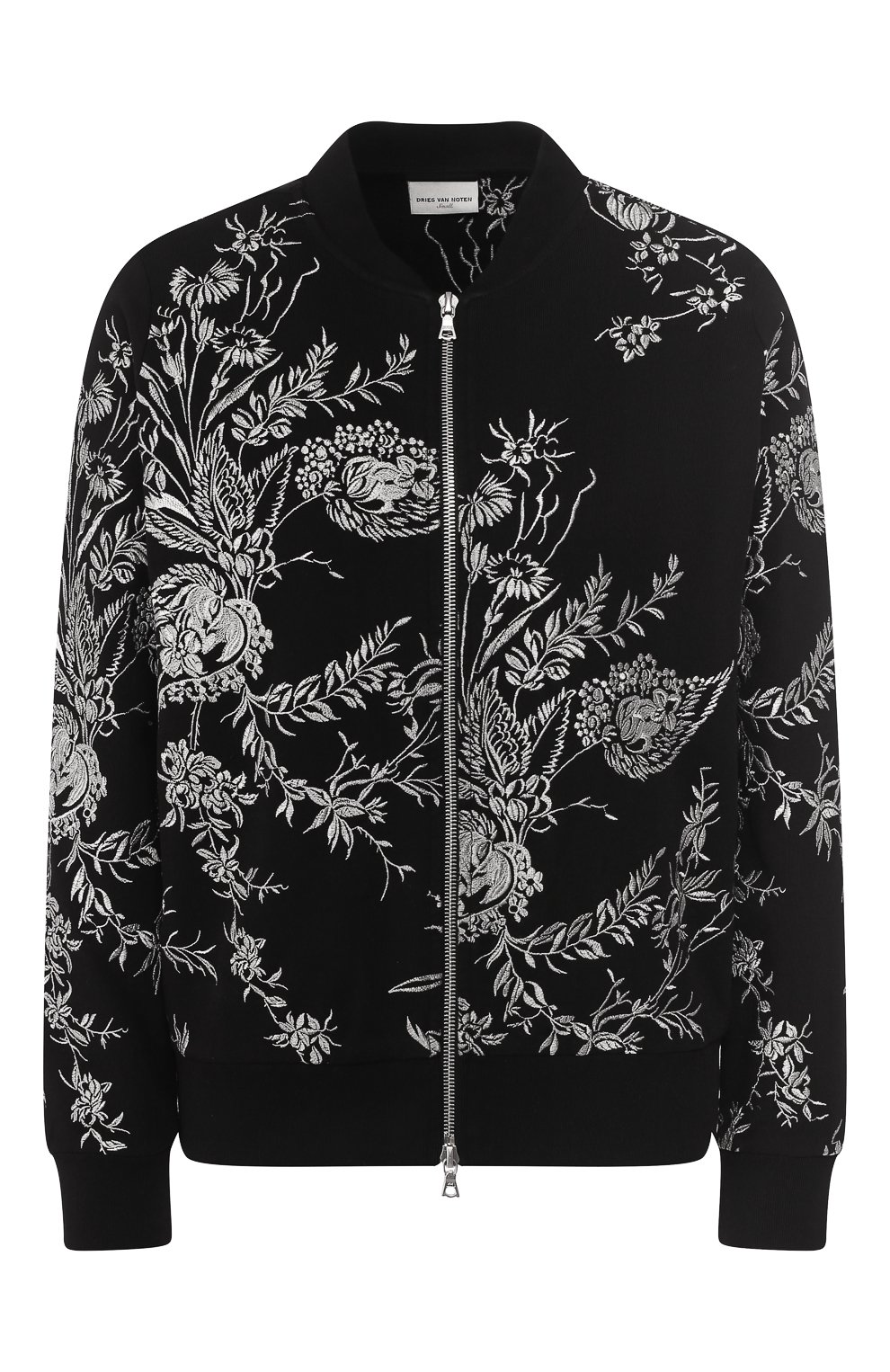 Хлопковый кардиган DRIES VAN NOTEN черного цвета по цене 44400 руб., арт. 201-11115-9626, фото 1 Хлопковый кардиган DRIES VAN NOTEN, арт. 201-11115-9626, фото 1