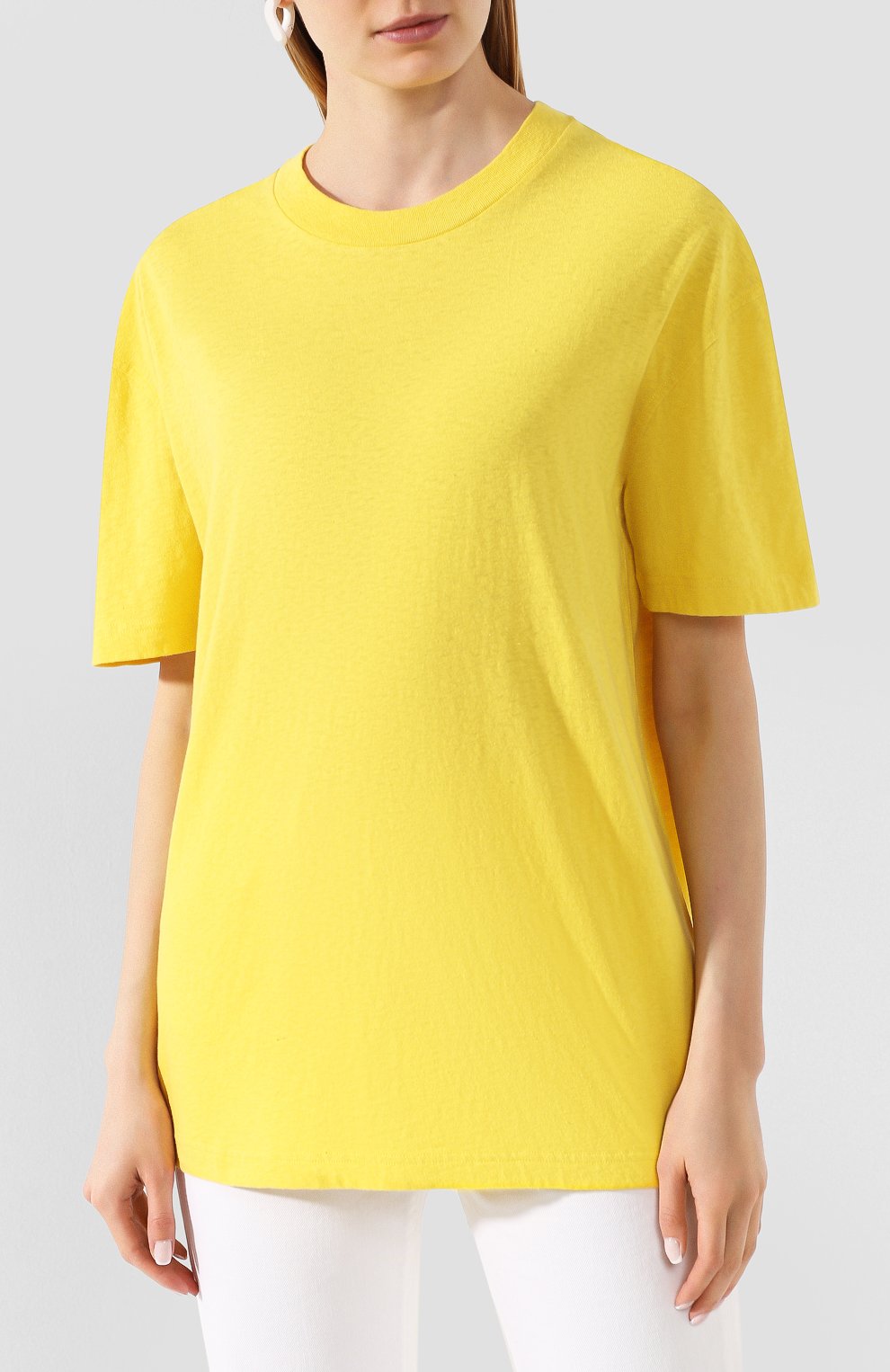 Хлопковая футболка ACNE STUDIOS, арт. AL0119/W, фото 3
